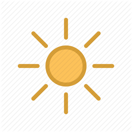 512x512 Forecast, Hot, Sun, Sunny, Warm, Weather Icon