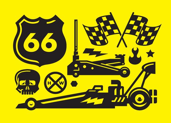 550x396 Hot Wheels Icons Illustration Illustration, Icon Design, Best