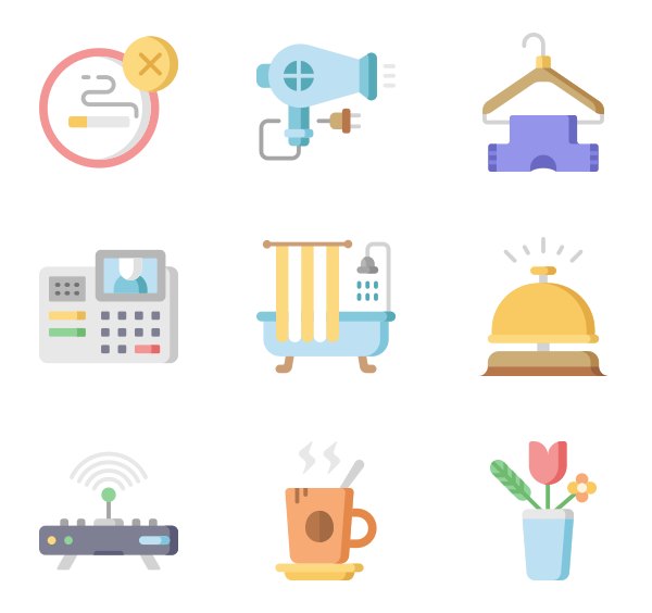 600x564 Hotel Icons