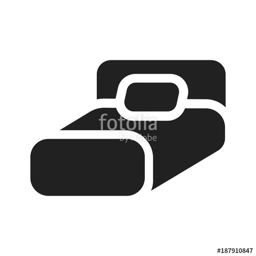 500x500 Hotel Bed Icon Stock Image And Royalty Free Vector
