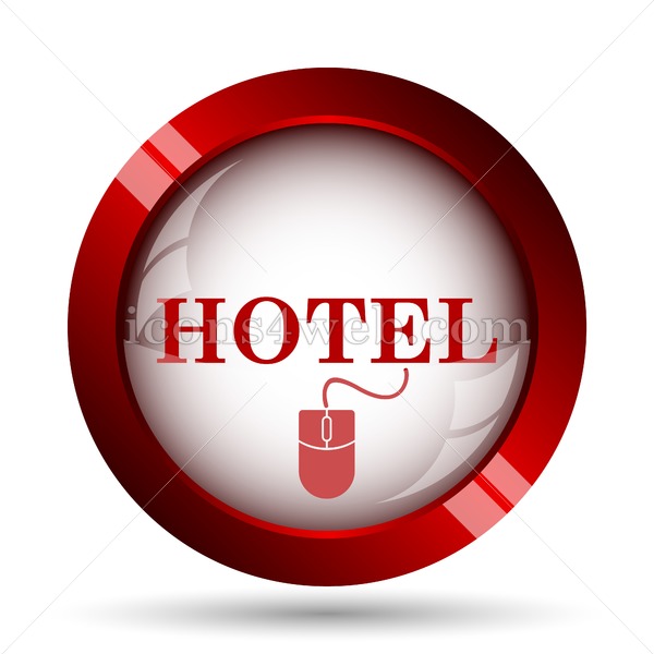 600x600 Booking Hotel Online Website Icon High Quality Web Button