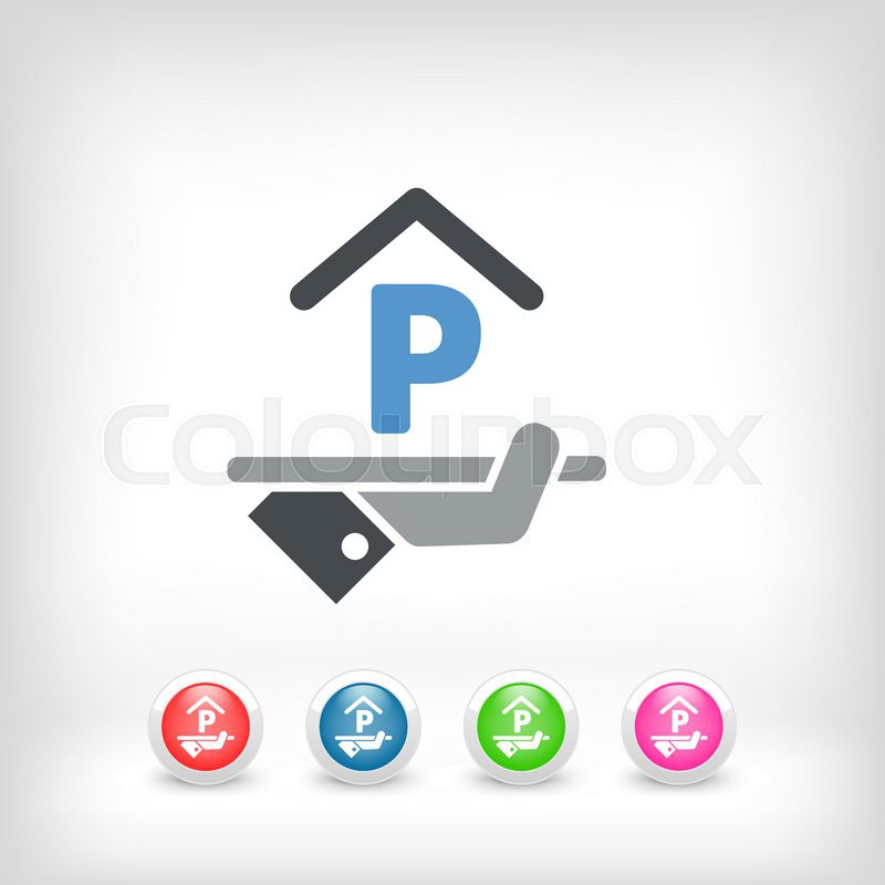 800x800 Hotel Icon Parking Stock Vector Colourbox