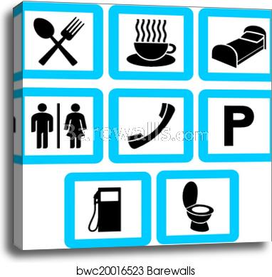 382x390 Hotel Icons Set