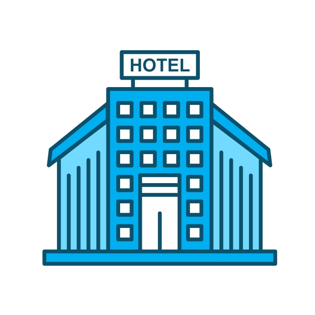 640x640 Hotel Icon For Personal And Commercial Use, Building, Hotel, Hotel