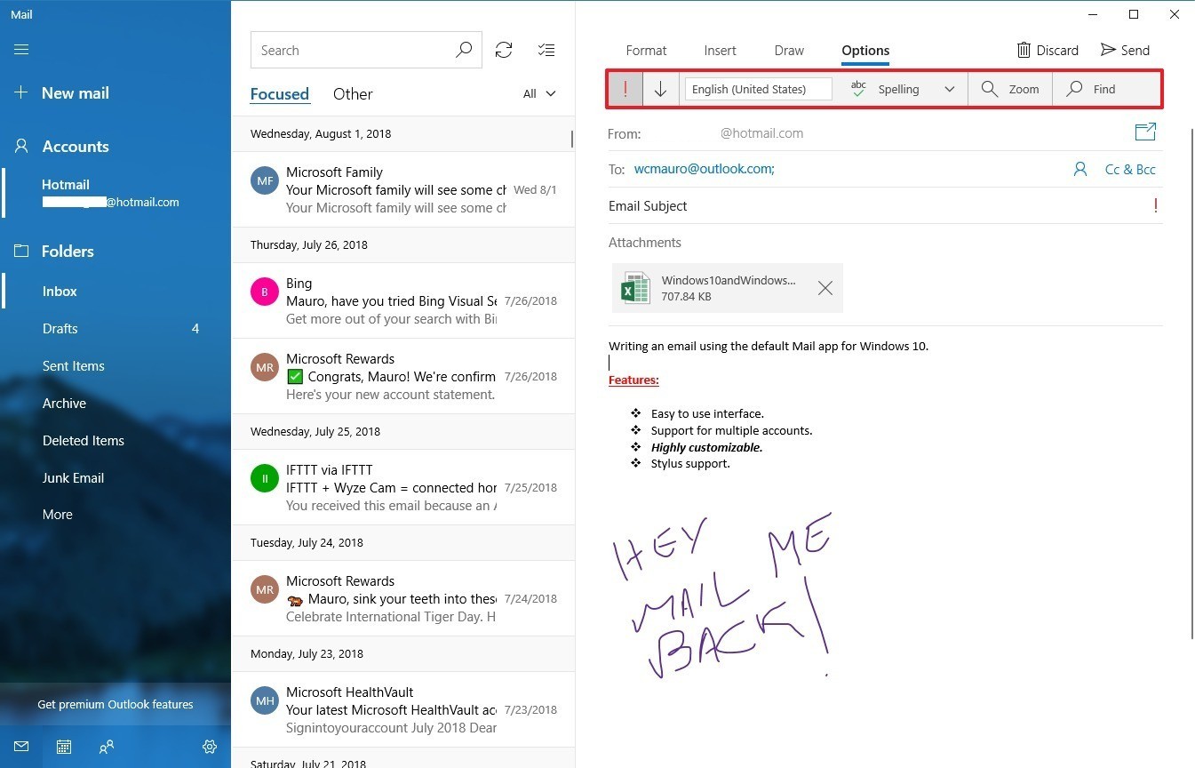 1345x864 How To Get Started With The Mail App On Windows Windows Central