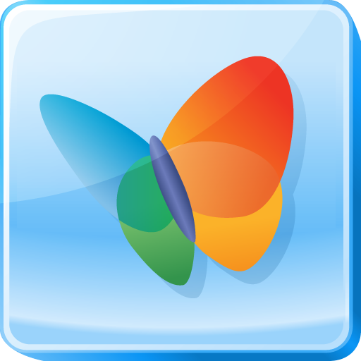 512x512 Butterfly, Hotmail, Live, Logo, Microsoft, Msn, Square Icon
