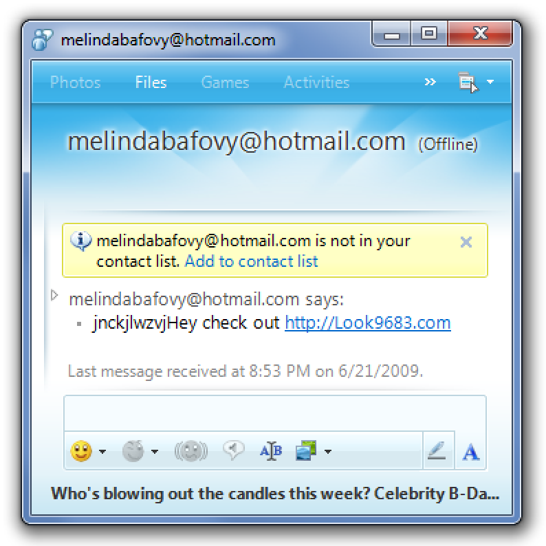 794x794 Stopping Obnoxious Msn Windows Live Messenger Spammers