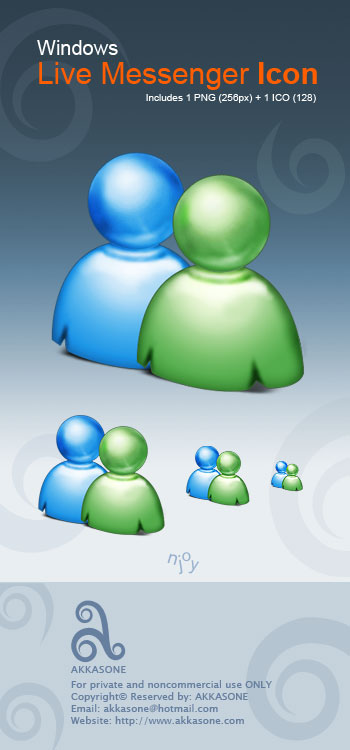 350x750 Windows Live Messenger Icon