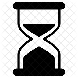 256x256 Hourglass Icon Of Glyph Style