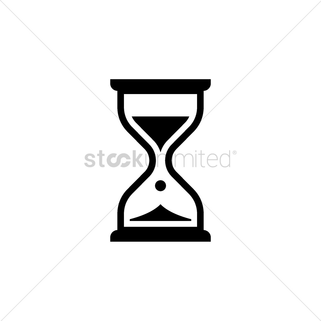 1300x1300 Hourglass Icon Vector Image