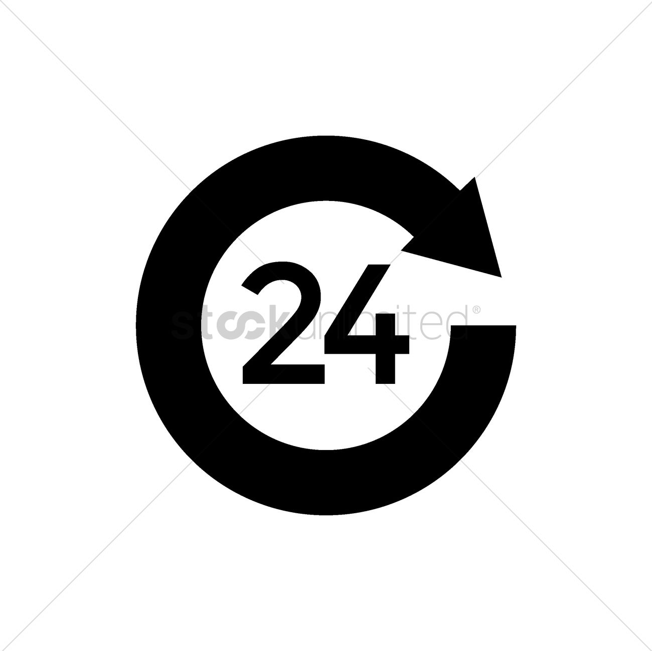 Hours Icon Vector Image 1300x1299 Hours Icon Vector Image