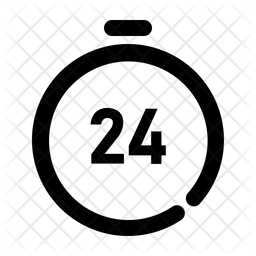 Hours Icon Of Line Style 256x256 Hours Icon Of Line Style