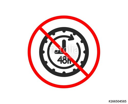 No Or Stop Hours Icon Delivery Service Sign Prohibited Ban 500x405 No Or Stop Hours Icon Delivery Service Sign Prohibited Ban