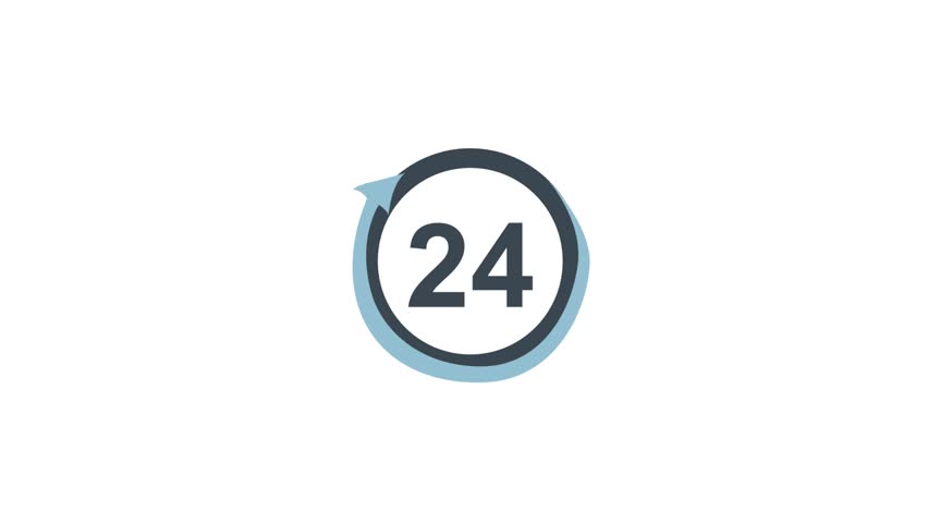 Hours Icons Animation Cartoon Accomodation Stock Footage 852x480 Hours Icons Animation Cartoon Accomodation Stock Footage