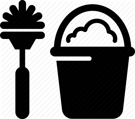 512x452 Brush, Bucket, Domestic Service, House Cleaning, Maid, Scrubber