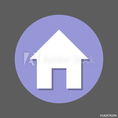 Home Page, House Flat Icon Round Colorful Button, Circular Vector 500x500 Home Page, House Flat Icon Round Colorful Button, Circular Vector