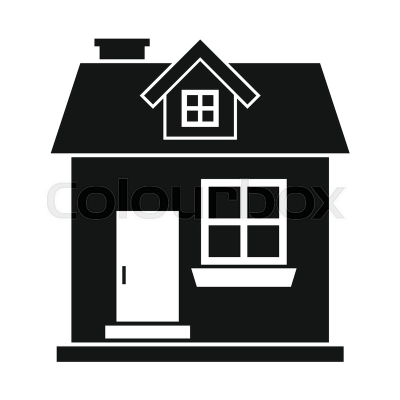 Private Residential Cottage House Flat Stock Vector Colourbox 800x800 Private Residential Cottage House Flat Stock Vector Colourbox