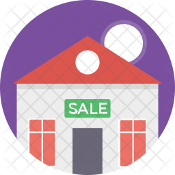 House For Sale Icon Of Flat Style 256x256 House For Sale Icon Of Flat Style