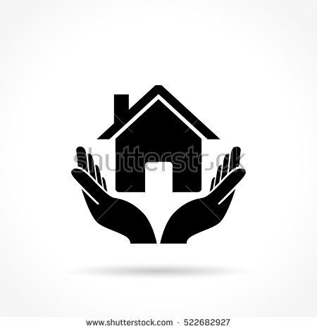 Illustration Of House Icon With Hands Concept Ideas 450x470 Illustration Of House Icon With Hands Concept Ideas