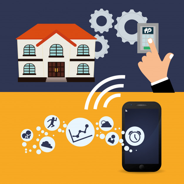 Smart Home House Icon Set Vector Premium Download 626x626 Smart Home House Icon Set Vector Premium Download