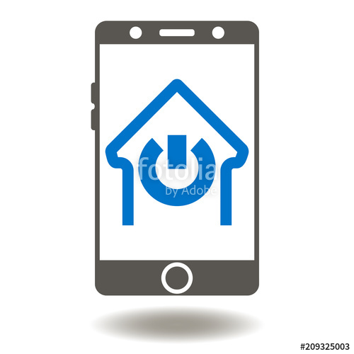 Smartphone House Power Switch Button Icon Vector Smart Home 500x500 Smartphone House Power Switch Button Icon Vector Smart Home