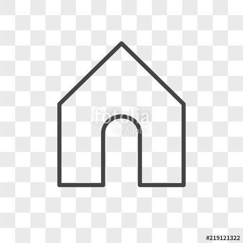 Home Vector Icon On Transparent Background, Home Icon Stock Image 500x500 Home Vector Icon On Transparent Background, Home Icon Stock Image