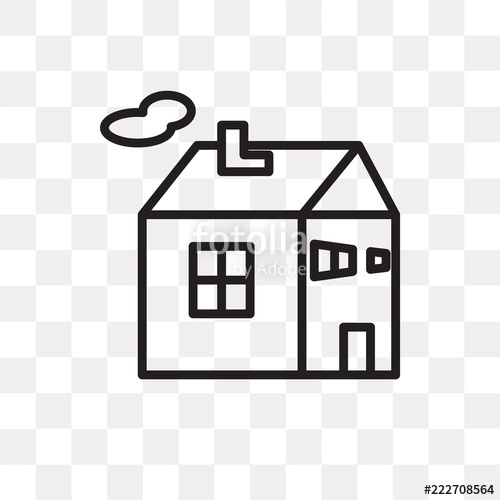 House Icon On Transparent Background Modern Icons Vector 500x500 House Icon On Transparent Background Modern Icons Vector