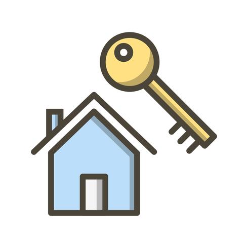 490x490 House Key Vector Icon