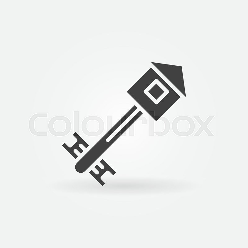 800x800 House Key Icon Or Logo