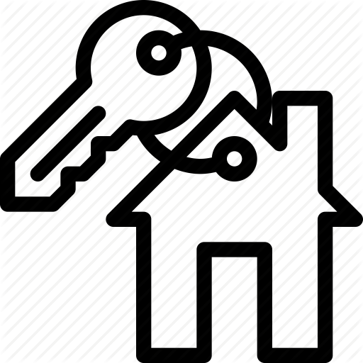 512x512 Building, House, Key, Protection, Real Icon