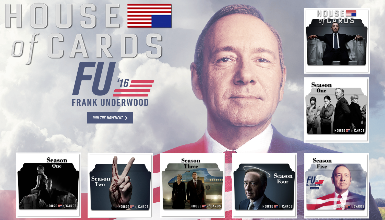 1508x864 House Of Cards Series And Season Folder Icons