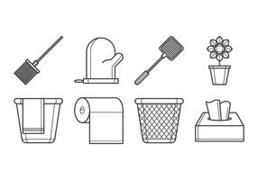 Household Icons Free Vector Art 286x200 Household Icons Free Vector Art