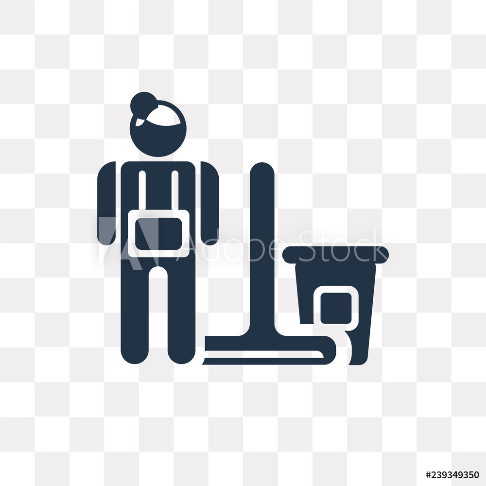 1000x1000 Photo Art Print Housekeeping Vector Icon Isolated On Transparent