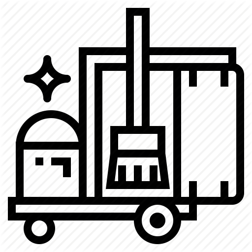 512x512 Cart, Clean, Cleaning, Hotel, Housekeeping Icon