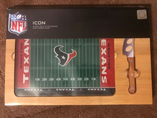 640x480 Picnic Time Nfl Afc Teams Icon Cheese Board Set Houston Texans