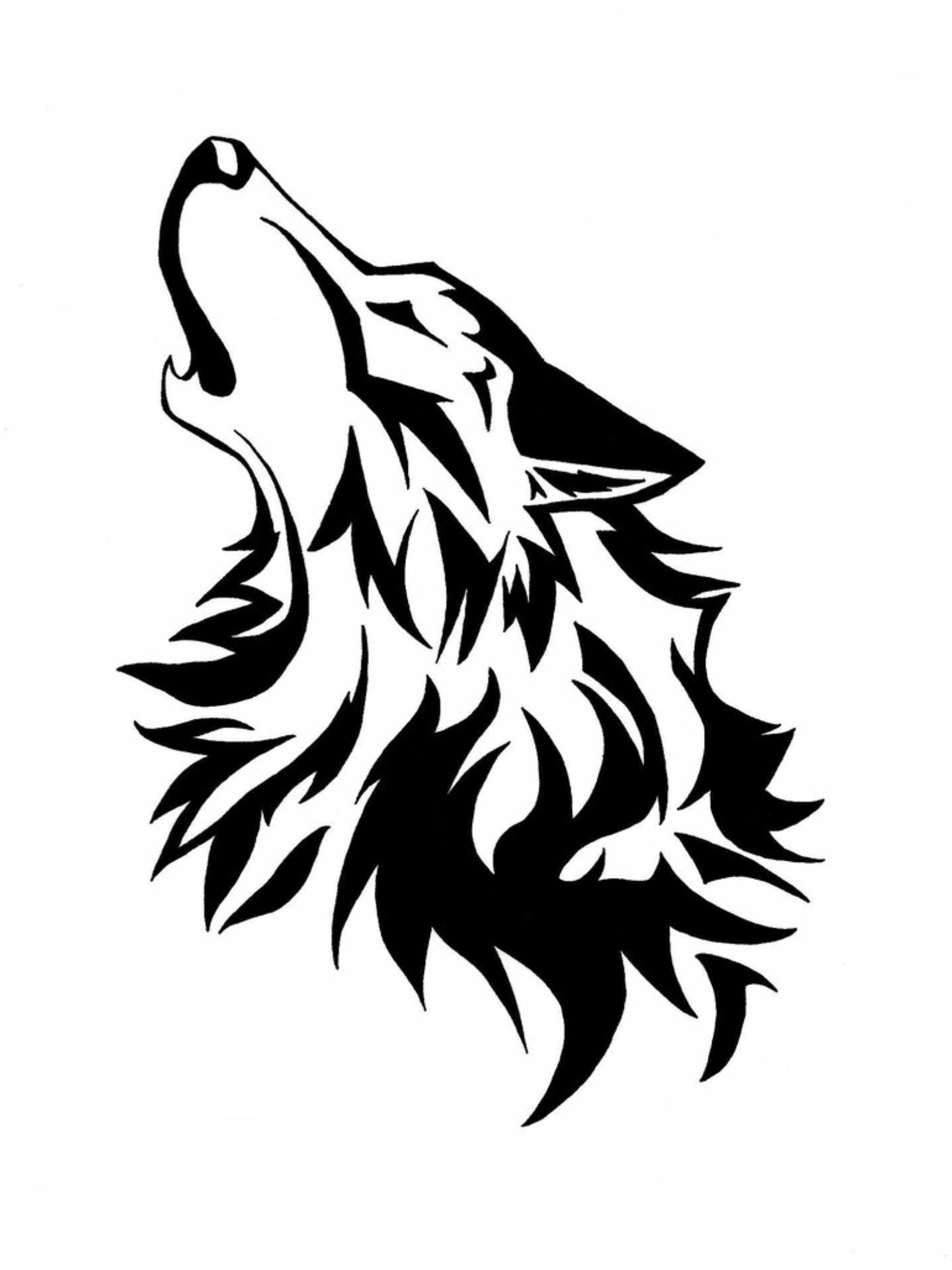 Howling Wolf Icon at Vectorified.com | Collection of Howling Wolf Icon ...