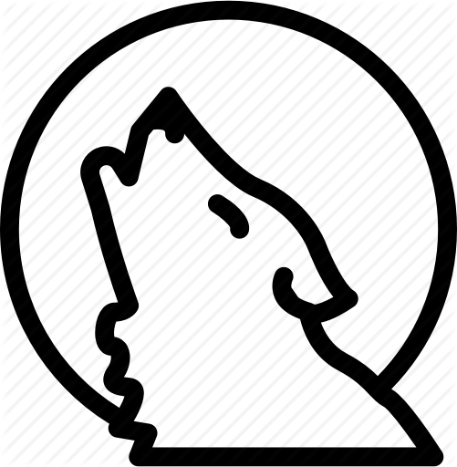 501x512 Animal, Halloween, Howling, Moon, Werewolf, Wolf Icon