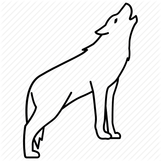 512x512 Dog, Grey, Howling, Pack, Timber, Wild, Wolf Icon