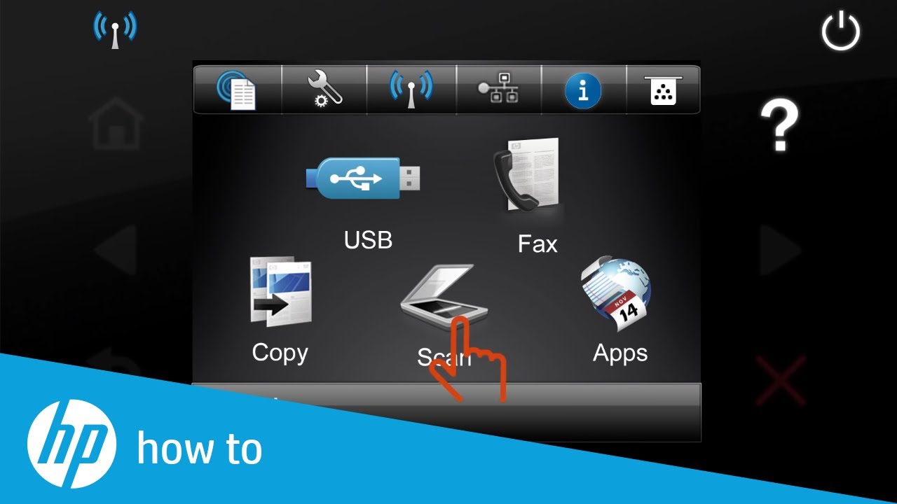 1280x720 Set Up Scan To Network Folder Using Hp Embedded Web Server