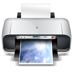 256x256 Photoshop Tutorial Realistic, High Quality Printer Icon