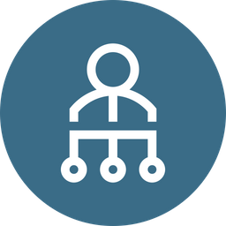 256x256 Head, Project, Managemnet, Algorithm, Manager, Hr Icon Of Line