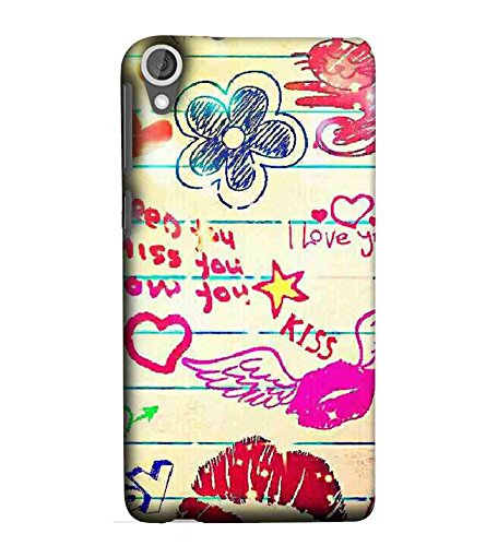 445x500 For Htc Desire Yellow Icon Printed Designer Back