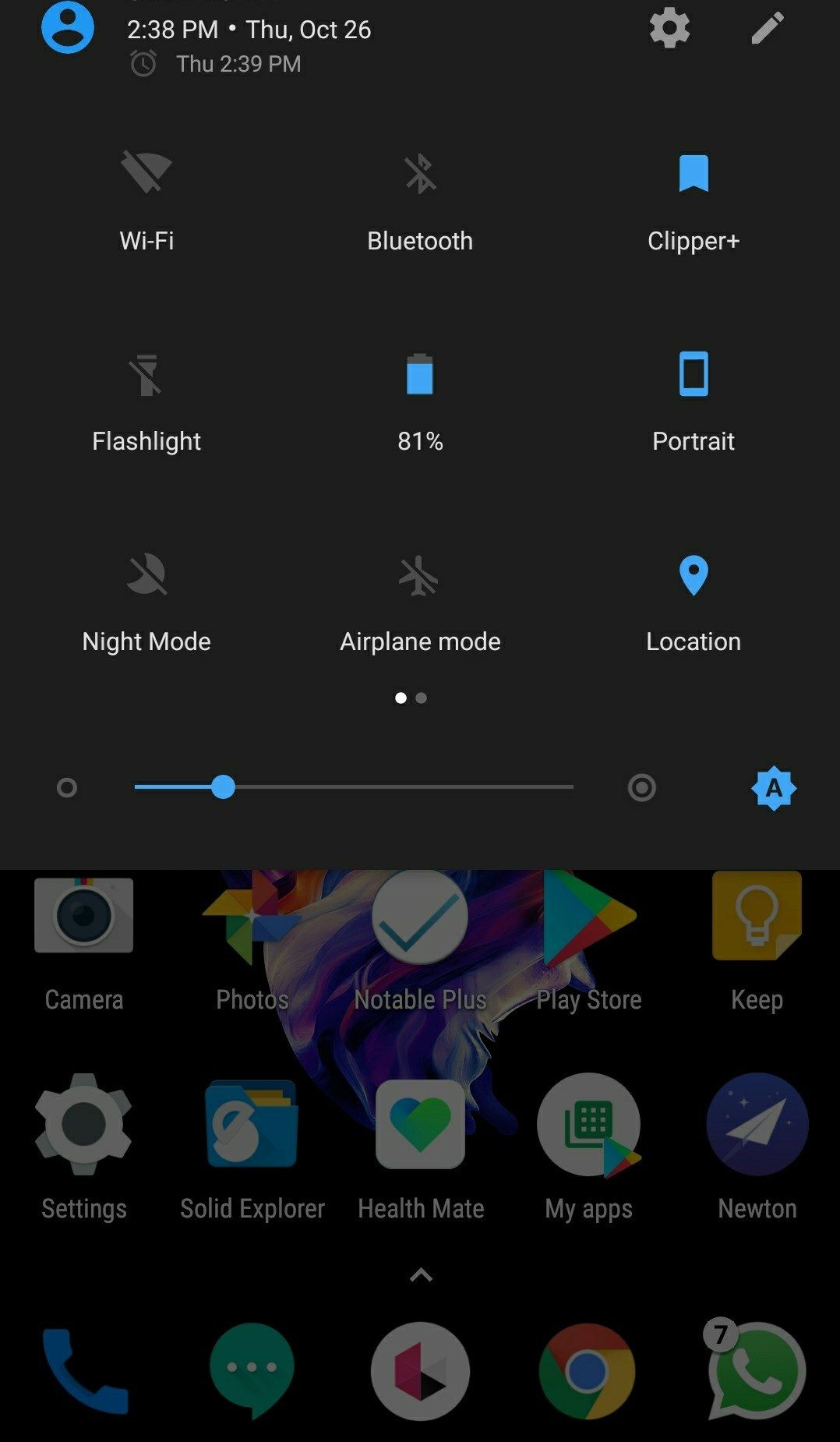 1078x1850 Alarm Icon Showing Without Setting An Alarm