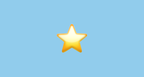 560x300 White Medium Star Emoji