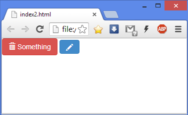 376x231 Twitter Bootstrap Wrong Heigth Of Button With Icon And Without