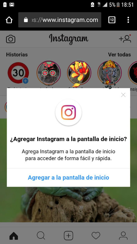 450x800 Html Popup To Add Pwa Icon To Phone