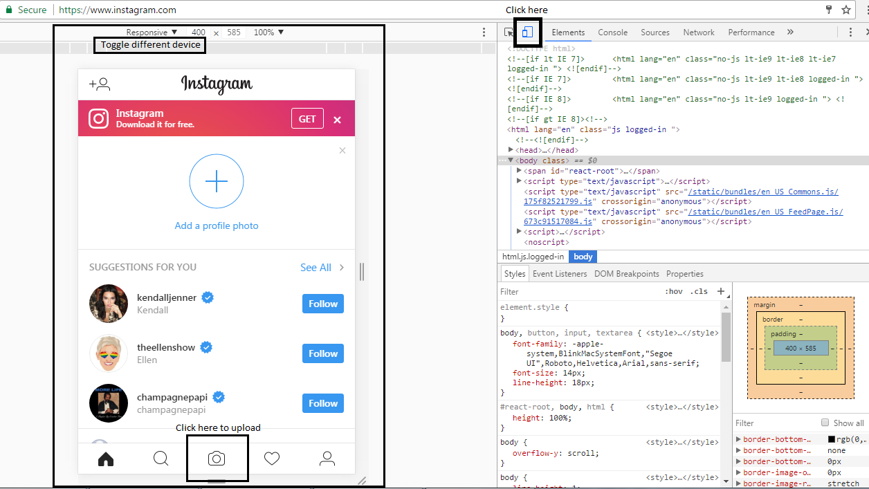 Html Code For Instagram Icon at Vectorified.com | Collection of Html ...