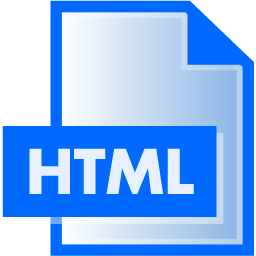 256x256 Html Extension Icon