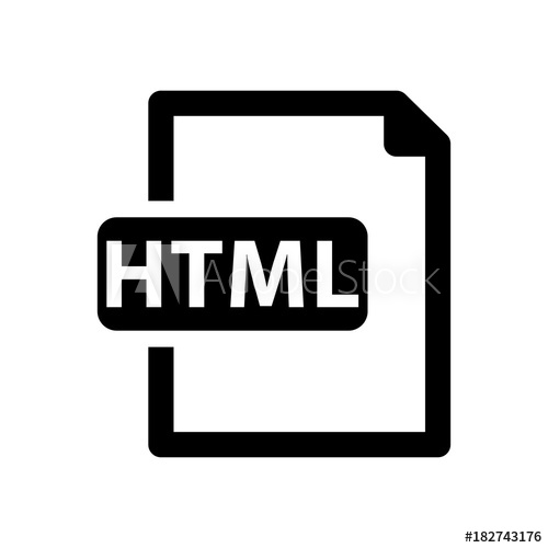 Html File Icon at Vectorified.com | Collection of Html File Icon free ...