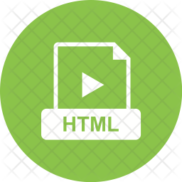 256x256 Html Icon Of Glyph Style